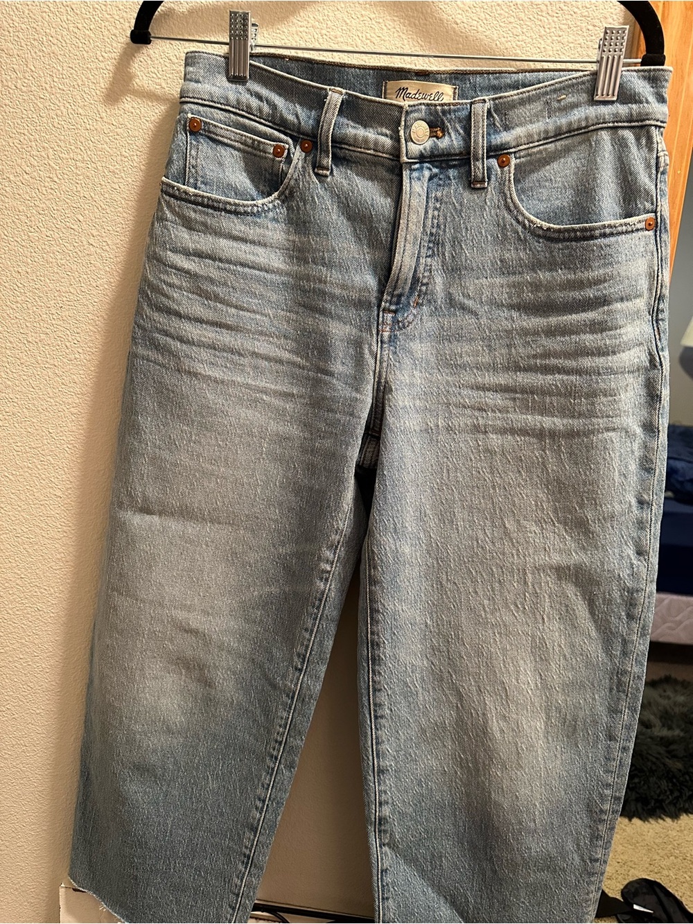 Madewell Light Blue Straight Leg Jeans